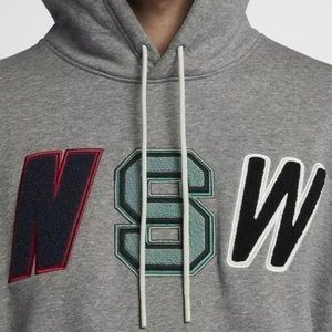 Nike Sportswear Hoodie Gray NSW Chenille